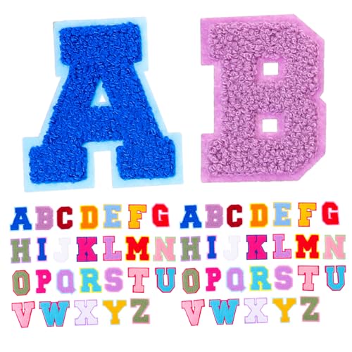 PartyKindom 52 Stück Teiliges Bunte Buchstaben Aufnäher zum Aufbügeln Bestickte DIY Patches für Kleidung und Stoffe Leicht Anzubringen Vielseitig für Jacken Taschen Hosen Löcherabdeckung und PartyKindom 52 Stück Teiliges Bunte Buchstaben Aufnäher zum Aufbügeln Bestickte DIY Patches für Kleidung und Stoffe Leicht Anzubringen Vielseitig für Jacken Taschen Hosen Löcherabdeckung und von PartyKindom