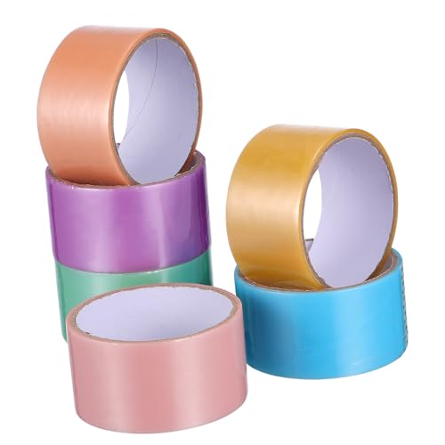 PartyKindom 6 Rollen Farbiges Selbstklebendes Perlenband Breites DIY Klebeband Seidiges Sicheres und Haftband für Entspannendes Bastel und Sinnesspielzeug PartyKindom 6 Rollen Farbiges Selbstklebendes Perlenband Breites DIY Klebeband Seidiges Sicheres und Haftband für Entspannendes Bastel und Sinnesspielzeug von PartyKindom