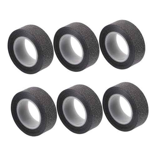 PartyKindom 6 Rollen Schwarzes Glitzer Papier Klebeband DIY Scrapbooking Tape pro Rolle Langlebig für Bastelprojekte und Kreative Dekorationen PartyKindom 6 Rollen Schwarzes Glitzer Papier Klebeband DIY Scrapbooking Tape pro Rolle Langlebig für Bastelprojekte und Kreative Dekorationen von PartyKindom