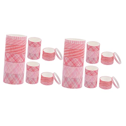 PartyKindom 6 Sätze Washi Tape Set Set Dekorative Klebebänder für Diy Handbücher Tagebücher und Fotoalben Einfach Abreißbar kein Kleberückstand Langlebige Farben Vielseitig Einsetzbar von PartyKindom
