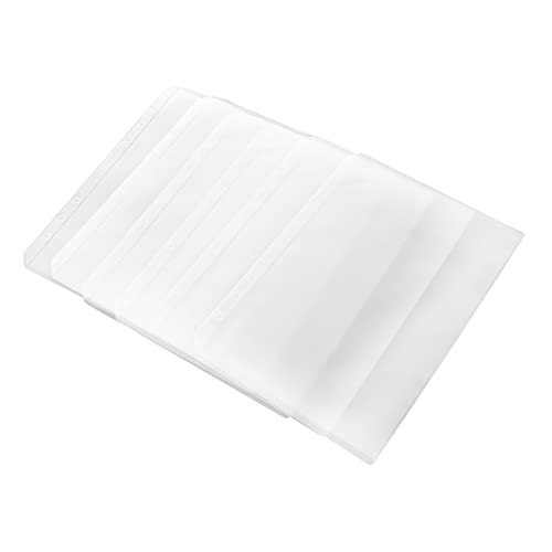 PartyKindom 6 Stück Aufbewahrungstaschen Dokumententaschen für Visitenkarten Notizen und Tickets PVC Material Transparent Langlebig für Reise und Büroorganisation von PartyKindom