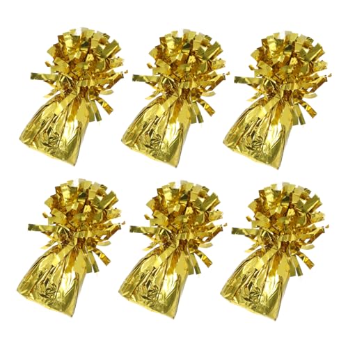 PartyKindom 6 Stück Metallisch Umhüllte Ballonbeschwerer für Hochzeiten Geburtstagsfeiern Babypartys und Feiertagsveranstaltungen PartyKindom 6 Stück Metallisch Umhüllte Ballonbeschwerer für Hochzeiten Geburtstagsfeiern Babypartys und Feiertagsveranstaltungen von PartyKindom