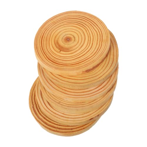PartyKindom 6 Stück Runde Holzscheiben Naturbelassene Holzstücke für Diy Bastelprojekte Kreative Holzornamente Handliche Holzscheiben für Malerei und Tischdekoration PartyKindom 6 Stück Runde Holzscheiben Naturbelassene Holzstücke für Diy Bastelprojekte Kreative Holzornamente Handliche Holzscheiben für Malerei und Tischdekoration von PartyKindom