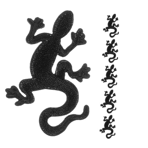 PartyKindom 6 Stück Teiliges Gecko Stickerei Dekorative Aufbügler für Kleidung Vielseitige Patches für Jacken Hüte Taschen Einfach Anzubringen DIY Applikationen und Reparaturen PartyKindom 6 Stück Teiliges Gecko Stickerei Dekorative Aufbügler für Kleidung Vielseitige Patches für Jacken Hüte Taschen Einfach Anzubringen DIY Applikationen und Reparaturen von PartyKindom