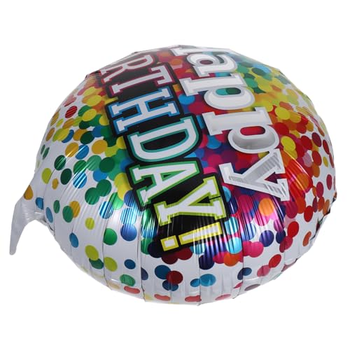 PartyKindom 6stücke Geburtstags Luftballons Happy Birthday Folienballons Runde Aluminiumfolienballons Heliumballons Für Party Dekoration Innen Und Außenbereich Wiederverwendbar PartyKindom 6stücke Geburtstags Luftballons Happy Birthday Folienballons Runde Aluminiumfolienballons Heliumballons Für Party Dekoration Innen Und Außenbereich Wiederverwendbar von PartyKindom