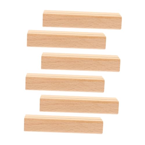 PartyKindom 6 Stück Teiliges Holz Kartenhalter Business Card Ständer aus Premium Holz Naturdekorativ und Fotohalter für Büro und Party Tischdekoration PartyKindom 6 Stück Teiliges Holz Kartenhalter Business Card Ständer aus Premium Holz Naturdekorativ und Fotohalter für Büro und Party Tischdekoration von PartyKindom