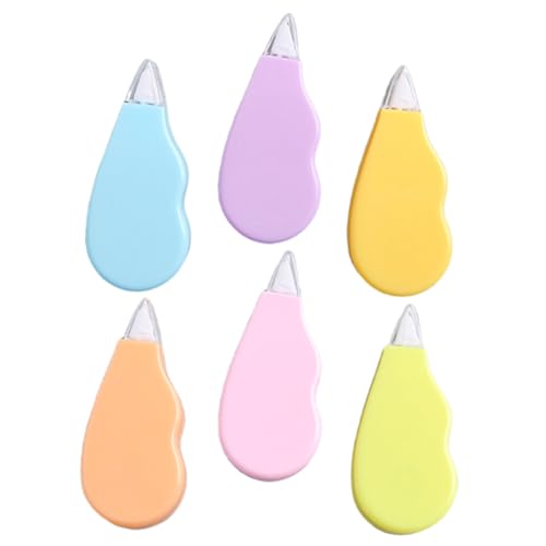 PartyKindom 6 Stück Teiliges Korrekturband Schüler Tragbares Schnelltrocknendes Schreibkorrekturband Ergonomisches Design Glattes Abdecken Praktische Ungiftige Schul Büroschreibwaren PartyKindom 6 Stück Teiliges Korrekturband Schüler Tragbares Schnelltrocknendes Schreibkorrekturband Ergonomisches Design Glattes Abdecken Praktische Ungiftige Schul Büroschreibwaren von PartyKindom