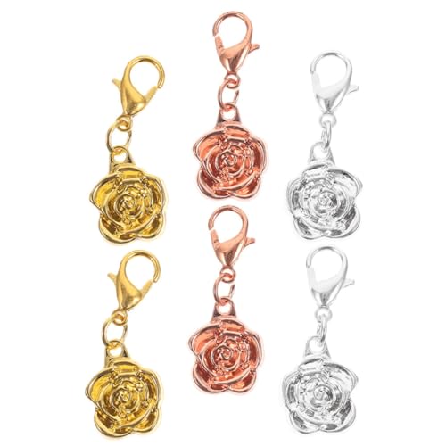 PartyKindom 6 Stück Teiliges Magnetverschluss für Schmuck Dekorative Karabinerverschlüsse Silber Gold und Roségold für DIY Armbänder und Einfach zu Handhaben und Langlebig von PartyKindom