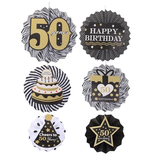 PartyKindom 6 Stück Teiliges Papierfächer zum Aufhängen Leichte und Flexible Geburtstagsdekoration Sichere Papierdeko für Geburtstag Party Wanddekoration Stilvolle Party Supplies für PartyKindom 6 Stück Teiliges Papierfächer zum Aufhängen Leichte und Flexible Geburtstagsdekoration Sichere Papierdeko für Geburtstag Party Wanddekoration Stilvolle Party Supplies für von PartyKindom