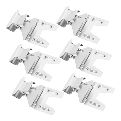 PartyKindom 6 Stück Teiliges Set Preisetiketten Clips aus Metall für Kuchenladen Vielseitige Preisschild Halter für Geschäfte Stabil und Leicht für Supermärkte und Ausstellungen von PartyKindom