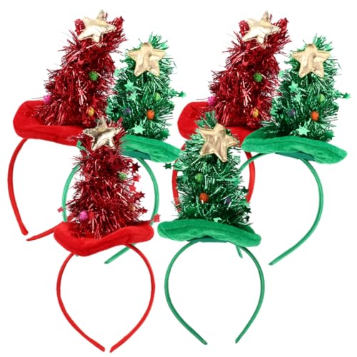 PartyKindom 6 Stück Teiliges Weihnachtsbaum Stirnbänder aus Goldglänzendem Samt mit Pailletten und Kleinen Sternen Leichte und Bequeme Xmas Haaraccessoires für Weihnachtsfeiern Kostüm PartyKindom 6 Stück Teiliges Weihnachtsbaum Stirnbänder aus Goldglänzendem Samt mit Pailletten und Kleinen Sternen Leichte und Bequeme Xmas Haaraccessoires für Weihnachtsfeiern Kostüm von PartyKindom