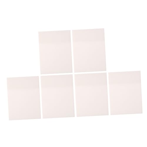 PartyKindom 6 Stück Wasserfeste Klare Haftnotizen Große Selbstklebende Memo Pads für Schüler Büro Praktische Notizzettel zum Wiederverwenden PartyKindom 6 Stück Wasserfeste Klare Haftnotizen Große Selbstklebende Memo Pads für Schüler Büro Praktische Notizzettel zum Wiederverwenden von PartyKindom