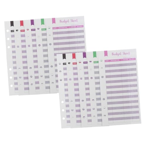 PartyKindom 60 Blatt Budget Sheets Budgetkarten mit Löchern Haushaltsbudget Nachfüllset für Budgetordner Praktisch zur Ausgabenverfolgung und Finanzplanung PartyKindom 60 Blatt Budget Sheets Budgetkarten mit Löchern Haushaltsbudget Nachfüllset für Budgetordner Praktisch zur Ausgabenverfolgung und Finanzplanung von PartyKindom
