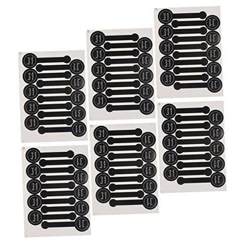 PartyKindom 60 Blatt Klebende Siegelaufkleber für Handgemachtes Schwarz für Geschenkverpackungen Backwaren und Kreative Dekorationen Hochwertige Selbstklebende Etiketten für Effiziente PartyKindom 60 Blatt Klebende Siegelaufkleber für Handgemachtes Schwarz für Geschenkverpackungen Backwaren und Kreative Dekorationen Hochwertige Selbstklebende Etiketten für Effiziente von PartyKindom