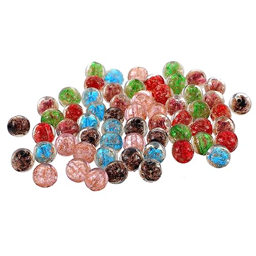 PartyKindom 60 Stück Leuchtende Glasperlen für DIY Schmuck Bastelperlen für Armbänder und Handgemachte Bastelmaterialien Verschiedenen Farben Lila Schwarz Blau Rot Grün PartyKindom 60 Stück Leuchtende Glasperlen für DIY Schmuck Bastelperlen für Armbänder und Handgemachte Bastelmaterialien Verschiedenen Farben Lila Schwarz Blau Rot Grün von PartyKindom