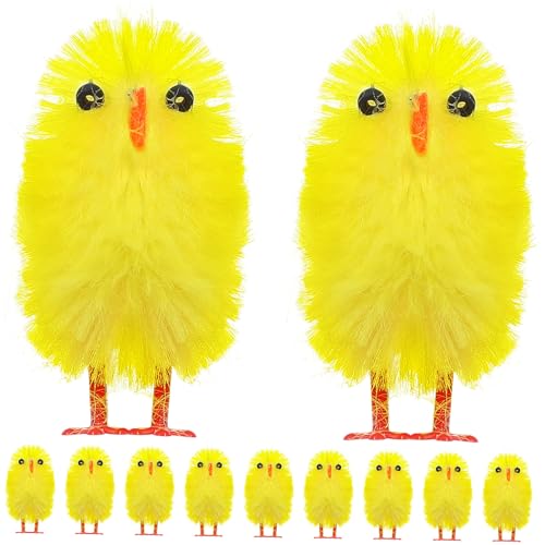 PartyKindom 60 Stück Ostern-Küken-Dekoration kleine gelbe Küken Chenille-Küken schmücken karnevalsdekoration Küken Ostern Hähnchen-Party-Dekorationen Chemiefaser und Kunststoff Yellow PartyKindom 60 Stück Ostern-Küken-Dekoration kleine gelbe Küken Chenille-Küken schmücken karnevalsdekoration Küken Ostern Hähnchen-Party-Dekorationen Chemiefaser und Kunststoff Yellow von PartyKindom