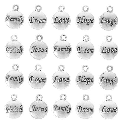PartyKindom 60 Stück Teiliges DIY Buchstaben Anhänger aus Langlebiger Legierung Stilvolle Schmuckanhänger für Armbänder Halsketten Schlüsselanhänger Dekorative Buchstaben Deko zum PartyKindom 60 Stück Teiliges DIY Buchstaben Anhänger aus Langlebiger Legierung Stilvolle Schmuckanhänger für Armbänder Halsketten Schlüsselanhänger Dekorative Buchstaben Deko zum von PartyKindom