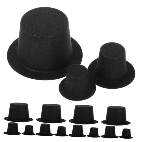 PartyKindom 60 Stück Teiliges Mini Weihnachtsmützen in Schwarz Kleine Robuste Puppenhüte für DIY Dekoration Leichte Niedliche Miniaturhüte für Bastelprojekte und Puppenkostüme PartyKindom 60 Stück Teiliges Mini Weihnachtsmützen in Schwarz Kleine Robuste Puppenhüte für DIY Dekoration Leichte Niedliche Miniaturhüte für Bastelprojekte und Puppenkostüme von PartyKindom