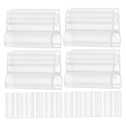 PartyKindom 60 Stück Teiliges Transparente PVC Preisschild Clips für Drahtregale Langlebige und Bruchsichere Etikettenhalter mit Clip Funktion Vielseitiges Grid Wall Zubehör für Einfache PartyKindom 60 Stück Teiliges Transparente PVC Preisschild Clips für Drahtregale Langlebige und Bruchsichere Etikettenhalter mit Clip Funktion Vielseitiges Grid Wall Zubehör für Einfache von PartyKindom