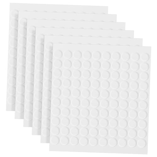 PartyKindom 600 Stück doppelseitiges Klebeband doppelt Klebstoffe beidseitig Klarer Kleber Farbe Patch klare Klebepunkte Klebepunkte, transparent, doppelseitig transparenter Punktkleber Acryl von PartyKindom