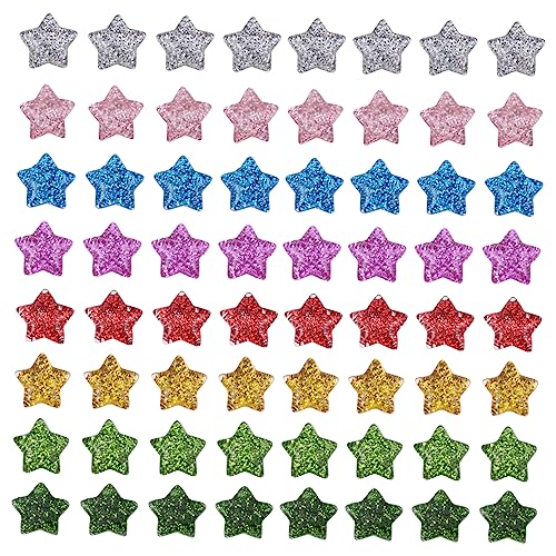 PartyKindom 60Stücke Glitzernde Sternenperlen DIY Bastelmaterial für Projekte Resin Spacer Beads Bunten Farben für Dekoration und Handarbeiten PartyKindom 60Stücke Glitzernde Sternenperlen DIY Bastelmaterial für Projekte Resin Spacer Beads Bunten Farben für Dekoration und Handarbeiten von PartyKindom