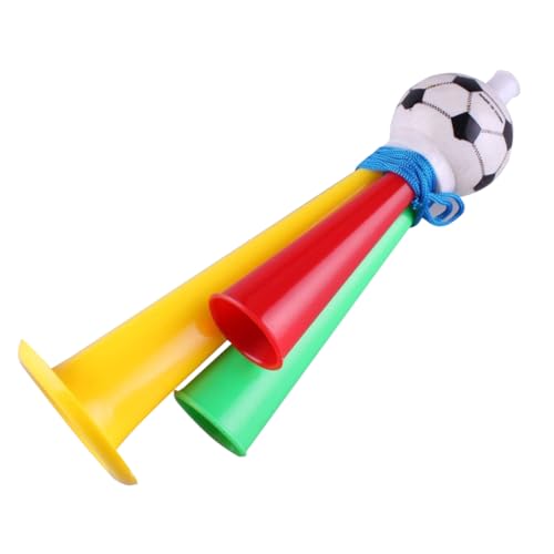 PartyKindom 6Stücke Fußball Trompete Kunststoff Geräuschmacher für Sportveranstaltungen Festivals und Partys Zufällige Farben zum Jubeln und Feiern PartyKindom 6Stücke Fußball Trompete Kunststoff Geräuschmacher für Sportveranstaltungen Festivals und Partys Zufällige Farben zum Jubeln und Feiern von PartyKindom