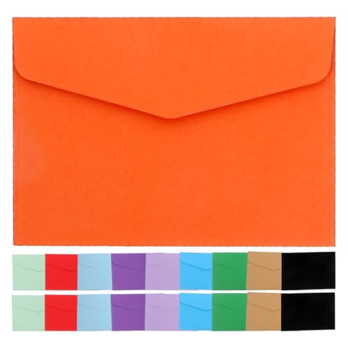 PartyKindom 70Stücke Bunte Geldumschläge Kleine Papierumschläge für Budget Ordnertaschen für Münzen Geschenkkarten Dankeskarten und Kleine Aufbewahrungslösungen von PartyKindom