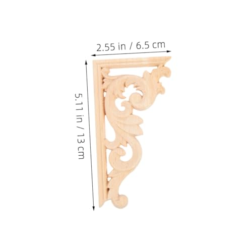 PartyKindom 8 Stück Europäische Massivholzblumenscheiben Eckapplikation aus Holz dekorative Applikationen aus Holz Applikationen für Holzmöbel geschnitzte Applikation Onlay hölzern Beige PartyKindom 8 Stück Europäische Massivholzblumenscheiben Eckapplikation aus Holz dekorative Applikationen aus Holz Applikationen für Holzmöbel geschnitzte Applikation Onlay hölzern Beige von PartyKindom