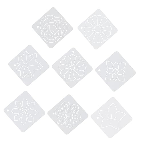 PartyKindom 8 Stück Quilten Zeichenbrett Zusammensetzen Patchwork Verfolgen Stickerei Material Stoff Quilt-vorlagen Schablone Zum Quilten Und Nähen Quiltschablonen Für Blumen- Flecken Plastik PartyKindom 8 Stück Quilten Zeichenbrett Zusammensetzen Patchwork Verfolgen Stickerei Material Stoff Quilt-vorlagen Schablone Zum Quilten Und Nähen Quiltschablonen Für Blumen- Flecken Plastik von PartyKindom