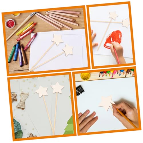 PartyKindom 8 Stück Teiliges DIY Feen zauberstab Holz Unbemalt Glatte Kanten Kreative Bastelstifte für Kinderparty Malspaß und Fantasievolle Kunstprojekte PartyKindom 8 Stück Teiliges DIY Feen zauberstab Holz Unbemalt Glatte Kanten Kreative Bastelstifte für Kinderparty Malspaß und Fantasievolle Kunstprojekte von PartyKindom