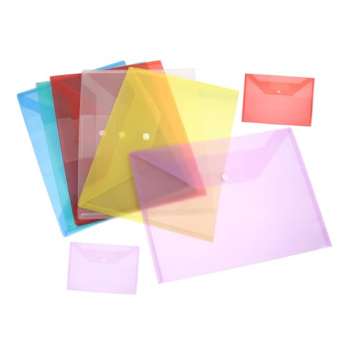 PartyKindom 8 Stück Teiliges Dokumenten mit Druckknopfverschluss Transparente Aktenordner aus Material für Rechnungen Quittungen und Papiere mit Fächern zur Einfachen Organisation PartyKindom 8 Stück Teiliges Dokumenten mit Druckknopfverschluss Transparente Aktenordner aus Material für Rechnungen Quittungen und Papiere mit Fächern zur Einfachen Organisation von PartyKindom
