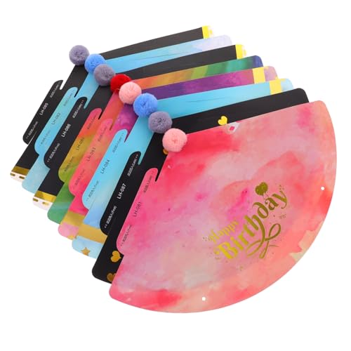 PartyKindom 8 Stück Teiliges Kindergeburtstag Partyhüte Bunte Geburtstagsparty Kegelmützen mit Plüschball Farbenfrohe Geburtstagsfeier Kopfbedeckung für Jungen Mädchen Festliche PartyKindom 8 Stück Teiliges Kindergeburtstag Partyhüte Bunte Geburtstagsparty Kegelmützen mit Plüschball Farbenfrohe Geburtstagsfeier Kopfbedeckung für Jungen Mädchen Festliche von PartyKindom