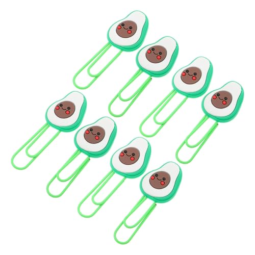 PartyKindom 8 Stück Teiliges Kreative Avocado Büroklammern Bunte Fruchtförmige Memo und Dokumentenklammern für Schule und Büro Dekorative Praktische Paper Clips für Notizen und Karten PartyKindom 8 Stück Teiliges Kreative Avocado Büroklammern Bunte Fruchtförmige Memo und Dokumentenklammern für Schule und Büro Dekorative Praktische Paper Clips für Notizen und Karten von PartyKindom
