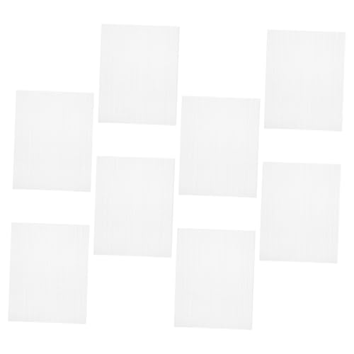 PartyKindom 8 Stück Teiliges Kunststoff Netzstoffplatten Weiß Stabile Kunststoff Canvas für Kreuzstich Stickerei und Diy Häkel und Strickprojekte Flexible Bastelvorlage für Präzises Arbeiten PartyKindom 8 Stück Teiliges Kunststoff Netzstoffplatten Weiß Stabile Kunststoff Canvas für Kreuzstich Stickerei und Diy Häkel und Strickprojekte Flexible Bastelvorlage für Präzises Arbeiten von PartyKindom