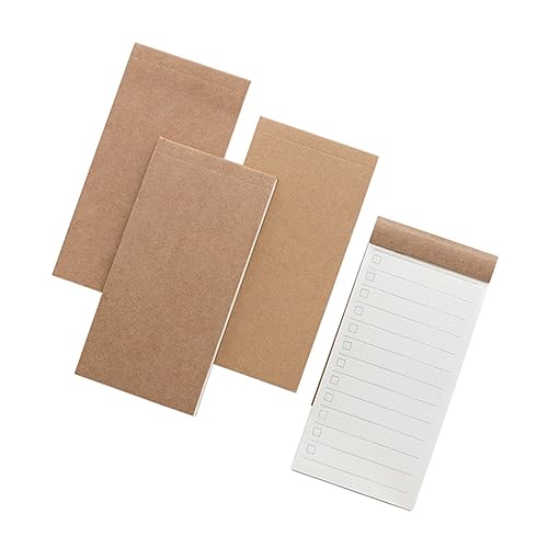 PartyKindom 8 Stück Teiliges Notizblock mit Kraftpapier Abreißbare Notizblöcke in To Do Listen Raster und Blanko Designs und Tragbar für Büro und Schulbedarf PartyKindom 8 Stück Teiliges Notizblock mit Kraftpapier Abreißbare Notizblöcke in To Do Listen Raster und Blanko Designs und Tragbar für Büro und Schulbedarf von PartyKindom