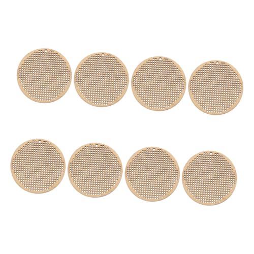 PartyKindom 8 Stück Teiliges Runde Holzchips für Kreuzstich Natürliche Holzstruktur Robuste DIY Anhänger für Lesezeichen Halsketten und Kreative Bastelprojekte PartyKindom 8 Stück Teiliges Runde Holzchips für Kreuzstich Natürliche Holzstruktur Robuste DIY Anhänger für Lesezeichen Halsketten und Kreative Bastelprojekte von PartyKindom