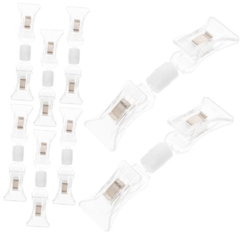 PartyKindom 8 Stück Teiliges Transparente Preisschildhalter aus Robustem Sichere Klammern für Doppelseitige Preisschilder Vielseitig Einsetzbar für Einzelhandel Einfache Bedienung und PartyKindom 8 Stück Teiliges Transparente Preisschildhalter aus Robustem Sichere Klammern für Doppelseitige Preisschilder Vielseitig Einsetzbar für Einzelhandel Einfache Bedienung und von PartyKindom
