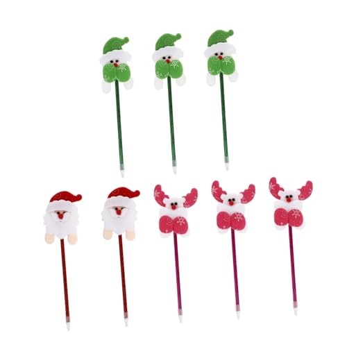 PartyKindom 8 Stück Teiliges Weihnachts Kugelschreiber mit Kreativem Weihnachtsmann Design Bunte Schreibstifte für Schüler Langlebige Sichere Kugelschreiber mit Festlicher Motivgestaltung PartyKindom 8 Stück Teiliges Weihnachts Kugelschreiber mit Kreativem Weihnachtsmann Design Bunte Schreibstifte für Schüler Langlebige Sichere Kugelschreiber mit Festlicher Motivgestaltung von PartyKindom