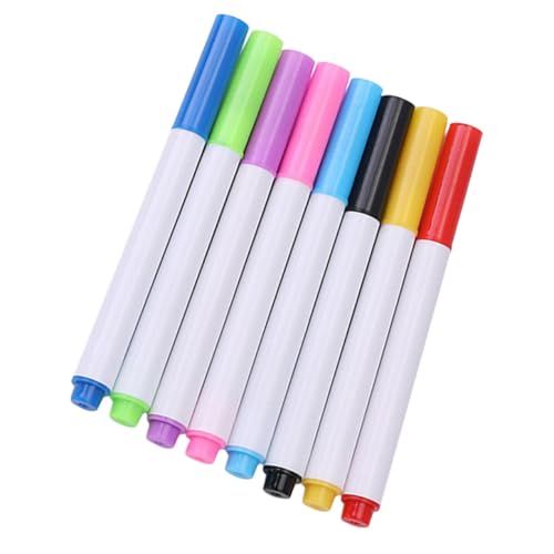 PartyKindom 8 Stück Teiliges Whiteboard Marker für Abwischbare Stifte Farben Rot Grün Blau Schwarz Gelb Hellblau für Malen und Schreiben Tragbar und Wasserlöslich PartyKindom 8 Stück Teiliges Whiteboard Marker für Abwischbare Stifte Farben Rot Grün Blau Schwarz Gelb Hellblau für Malen und Schreiben Tragbar und Wasserlöslich von PartyKindom