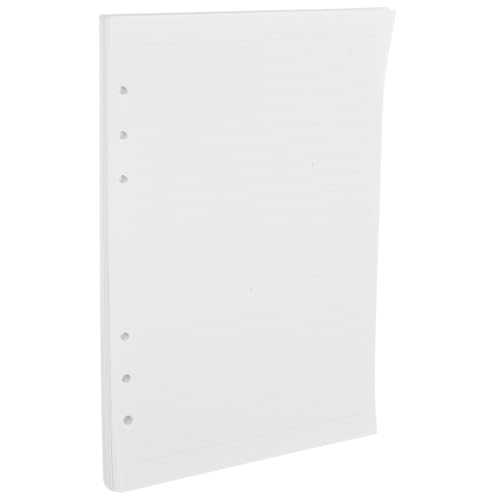 PartyKindom 80 Blatt Nachfüllpapier Liniertes Lose Papier für Ringbuch Notizbuch Ersatz Einlagen Dickes Glattes Schreibpapier für Studenten und Spiralplaner von PartyKindom