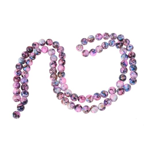 PartyKindom 80 Stück Glasperlen Zweifarbig Crackle Muster DIY Schmuckherstellung Perlen für Armbänder Halsketten Bunte Glasperlen für Handgemachte Accessoires Kreative Bastelperlen PartyKindom 80 Stück Glasperlen Zweifarbig Crackle Muster DIY Schmuckherstellung Perlen für Armbänder Halsketten Bunte Glasperlen für Handgemachte Accessoires Kreative Bastelperlen von PartyKindom