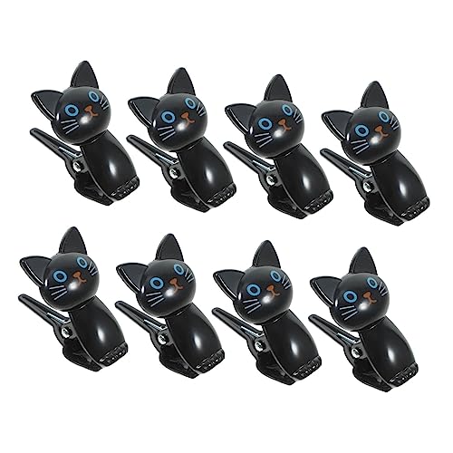 PartyKindom 8Stücke Teiliges Katzenform Lebensmittelversiegelungsclips Multifunktionale Küchen und Büroklammern für Snacks Chips von PartyKindom