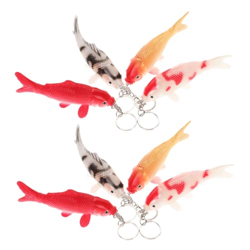 PartyKindom 8pcs Koi Fisch Schlüsselbund Für Die Sommerparty Entzückender Tierkeyring Für Kinder -rucksäcke Hängen Dekoration Bunte Kleine Fischgeschenke -geformte Anhängerparty PartyKindom 8pcs Koi Fisch Schlüsselbund Für Die Sommerparty Entzückender Tierkeyring Für Kinder -rucksäcke Hängen Dekoration Bunte Kleine Fischgeschenke -geformte Anhängerparty von PartyKindom