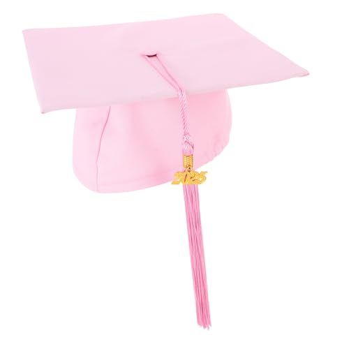 PartyKindom Abiturmütze Begleiter Für Die Graduiertenmütze Abschlusskappe Für Erwachsene Zubehör Für Abschlusskappen Abschlusshut Abschluss Zubehör Abschlusshüte Für Erwachsene Rot Polyester von PartyKindom