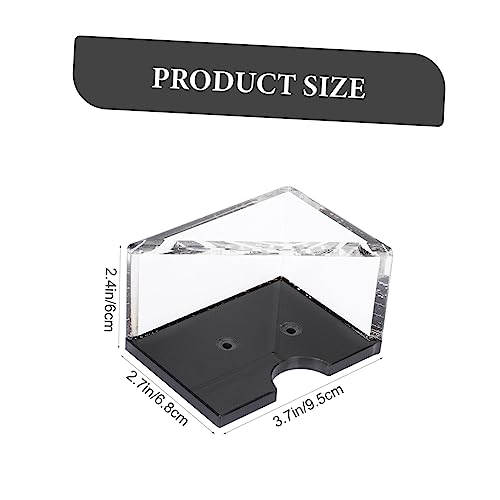 PartyKindom Acryl Spielkartenhalter aus Bruchfestem Material Kompakter Kartenständer mit Glatter Oberfläche für Sicheren Halt Leichtes Design Zubehör für Zuhause und Partys von PartyKindom