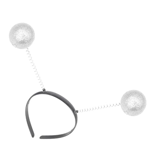 PartyKindom Alien Stirnband Mit Glitzerkugeln Cosplay Haarband Für Partys Alien Accessoires Für Karneval Und Mottopartys Glänzender Kopfschmuck Für Damen von PartyKindom