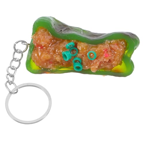 PartyKindom Anhänger Für Taschen Fast Food Schlüsselanhänger Simulierter Lebensmittel Schlüsselanhänger Rucksack Schlüsselanhänger Lebensmittel Schlüsselanhänger Puppen Taschenanhänger von PartyKindom