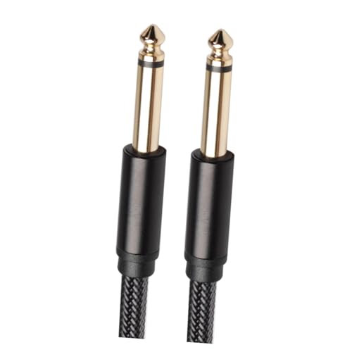 PartyKindom Audio Kabel Noise Shielded Bass Kabel für Gitarre Langlebig Geräuscharm Symmetrisches Instrumentenkabel Schwarz PartyKindom Audio Kabel Noise Shielded Bass Kabel für Gitarre Langlebig Geräuscharm Symmetrisches Instrumentenkabel Schwarz von PartyKindom