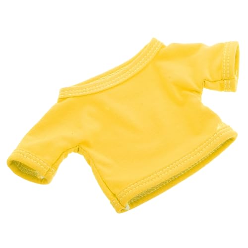 PartyKindom Bärenpuppenkleidung bär deko bär kreatives Kleidung für Stofftierkleidung Stoff für Plüsch Bärenshirt Puppen-Outfits weiße Bärenkleidung Yellow von PartyKindom