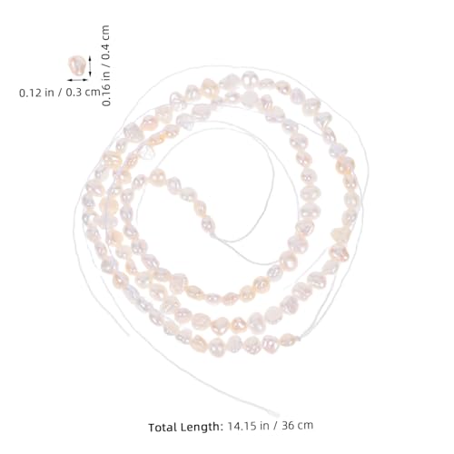 PartyKindom Barock Perlen mit Glatter Oberfläche und Horizontalem Lose Süßwasserperlen für Schmuckherstellung DIY Armbänder Halsketten und Kreative Bastelprojekte für Damen von PartyKindom